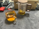 HAOMINGTIAN飘逸杯全玻璃泡茶壶无杆内胆磁吸一键茶水分离杯泡茶神器功夫茶具 升级版银把FY600飘逸杯600ml1只 实拍图