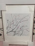 荣宝斋装饰画客厅 吴冠中复刻画 新中式现代简约风格卧室轻奢壁画 荷花（画框50x70厘米） 檀香实木榫卯框 实拍图