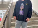 啄木鸟夹克男外套春秋季新款青年男士棒球服休闲衣服潮流男装茄克衫褂子 10916/206黑色常规 XL 实拍图