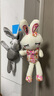 筱虎牙小兔子毛绒玩公仔长条抱枕具玩偶布娃娃睡觉六一儿童节送女友礼物 粉色开心每一天 1.5米 实拍图