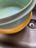 凯得宝（K+dep） 和面盆陶瓷 家用发面盆加厚大号酸菜鱼盆带盖揉面盆 和盆5L玉青色 送.硅胶盖 实拍图