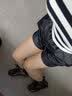 达芙妮黑色马丁靴女款2026新款秋季靴子厚底英伦风增高骑士靴短靴工装靴 实拍图
