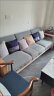 源氏木语实木沙发新中式小户型橡木沙发现代简约客厅沙发三人位2.46m 晒单实拍图