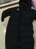 卡尔美（KELME）运动棉服男冬季长款大衣加厚连帽保暖棉衣冬训外套 黑色【后背大LOGO】 9261MF1015 M 实拍图