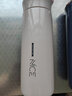 夕湖 高档男女士不锈钢保温杯情侣简约韩版便携喝茶杯学生车载礼品杯子 白色400ml 实拍图