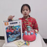奥智嘉儿童玩具电动弹珠机弹射游戏机亲子桌游打地鼠男女孩六一儿童节生日礼物红 实拍图