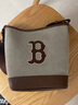 美职棒（MLB）旗舰官方包包女包男女款手提包情侣水桶包斜挎单肩包生日礼物 波士顿/棕色 F 实拍图