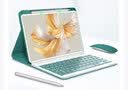 YLPPH适用华为平板键盘matepad11.5s/air12键盘保护套pro12.2/se11壳带笔糟se10.4蓝牙鼠标套装 黑色保护套+键盘+鼠标+钢化膜【7件套】 MatePad【Air 11 实拍图