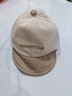 小孩帽子1-3岁男宝秋天宝宝鸭舌帽春秋季婴儿帽子秋冬灯芯绒儿童帽保暖棒球帽男童帽帅气 tomorrow-米色 1-3岁(48-52cm) 实拍图