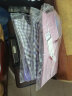 富绅男士商务短袖衬衫 纯棉修身正装衬衣 粉色CF122516 40(170/92) 晒单实拍图