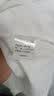 GENIOLAMODE短袖男女款220G重磅纯棉夏季情侣款t恤男女生同款衣服 白色 L 实拍图