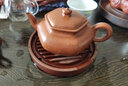 凡越黑檀木壶承实木壶垫茶壶垫功夫茶具配件茶杯垫杯托壶托垫紫砂壶垫 电木壶承（大号）直径14cm 实拍图