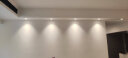 雷士照明（NVC）led家用小山丘射灯嵌入式客厅防眩小孔灯天花灯商用小桶灯 4W 三色 铝材漆白75-85mm 实拍图