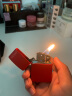 ZIPPO打火机防风煤油之宝红哑漆套装打火机油生日礼物送男友送长辈精选 红哑漆 套装 实拍图
