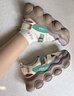 斐乐 斐乐官方女鞋FRAGOLA摩登凉鞋夏季新款时尚休闲草莓凉鞋子 古白色/斑点灰紫-AD 36.5 实拍图