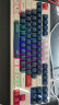 英菲克（INPHIC）K9二代有线键盘 办公键盘 游戏键盘 87键舒适手感轻音便携适用于台式电脑笔记本 机甲蓝白 实拍图