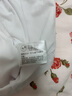 艾路丝婷夏装短袖T恤女士纯色上衣棉打底体恤衫TX35610 园领白色 L 实拍图