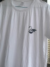 纯棉白色短袖t恤女修身型夏季新款运动风休闲女士半袖上衣 白色圆领：中国风 M 95-105斤 实拍图