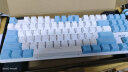 宏碁（acer）机械键盘鼠标套装87键/104键拼色有线键盘游戏办公笔记本台式电脑键盘 104键白蓝(红轴)+OMW130鼠标蓝色 实拍图