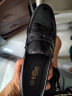 金利来（goldlion）男鞋商务休闲鞋时尚个性皮鞋舒适乐福鞋G582330093AAA黑色41 晒单实拍图
