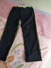 啄木鸟冰丝休闲裤男春夏季抗皱裤子男士宽松直筒商务男裤中老年西装裤男 藏青+黑色【夏款】 32/2尺5 实拍图