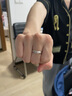 周六福新年礼物  PT950铂金戒指男女款经典光面情侣对戒活口素戒单只 女戒13号 - 3.61g 实拍图