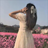茵蓝彩（YINLANCAI） 2025年春夏季新款连衣裙女ins韩版白月光蝴蝶结泡泡袖公主仙女裙 杏色 M 【95-105】 实拍图