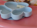 爱咔威（igroway）宝宝餐盘吸盘碗IKV分格盘硅胶防摔辅食碗可爱儿童餐具 熊爪蓝色 晒单实拍图