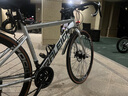 兰令（RALEIGH）公路车自行车700C铝合金油碟刹车变速竞速赛车学生成人男士通勤 幻影700C 太空银 轻量化车架 27速 蓝图/顺泰指拨  弯把 钢架 实拍图