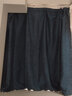 伊帘坊窗帘成品加密加厚仿亚麻棉麻纯色卧室客厅定制遮光窗帘布窗纱拼接窗帘 深蓝色 2.0米宽*2.7米高挂钩式可改高度 实拍图