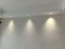 木林森照明LED射灯客厅天花嵌入式小山丘护眼防眩 7瓦暖白光开孔75mm 晒单实拍图