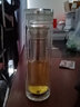 名锐（MINGRUI）双层玻璃杯水杯泡茶杯子水晶杯男女学生茶水分离定制logo建党八一 高档水晶底【收藏得清洁杯刷】 实拍图