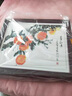 良木新中式电表箱装饰画免打孔总闸开关配电箱遮挡装饰画壁画柿柿如意 A-事事如意-红褐实木框 60*50CM左推拉遮挡50*40 实拍图