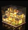 笨笨贝贝（BE BE BE BE）中国风小屋模型diy小屋手工制作大型阁楼别墅古风拼装情人节礼物 森之庭【含工具+音乐+防尘罩】 实拍图