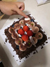 好利来生日蛋糕预订黑森林-黑樱桃果冻+樱桃果馅蛋糕生鲜预订同城配送 黑森林口味 15x15cm 实拍图
