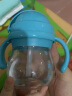 奥秀（OXO）吸管杯儿童学饮水杯带手柄幼儿园宝宝外出便携 带手柄150ML 蓝色 实拍图