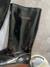 回力雨鞋男士水鞋四季雨靴男款防水鞋套鞋胶鞋劳保水靴工作鞋男 857高筒单层 42 实拍图