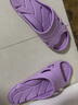步术  中国台湾进口浴室防滑拖鞋男女情侣鱼嘴防撞凉拖鞋EVA一体成型 水晶紫 8 适合39/40码穿 实拍图