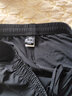 361°男装秋冬季梭织薄款运动裤2025新款速干透气宽松束脚休闲长裤子男 纯黑-1 4XL 实拍图