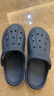 回力洞洞拖鞋休闲室内户外轻便透气不易滑包头沙滩鞋HL03271蓝灰44码 实拍图