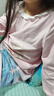 迪士尼（Disney）儿童睡衣冰雪奇缘女童睡裙女孩宝宝家居服夏秋空调房睡衣 粉色140 实拍图