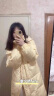托玛菲连帽羽绒棉服女装2023新款中长款棉衣外套冬季加厚过膝棉袄小个子 黄色 M码 晒单实拍图