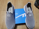 回力网鞋男鞋夏季运动鞋夏天网面鞋男透气懒人一脚蹬软底套脚休闲鞋子 灰色 41 实拍图