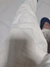 构致（GLOY&ZENITH）亚麻休闲裤子男宽松透气松紧腰抽绳棉麻中国风苎麻小直筒裤长裤 卡其（夏季款） L (125-140斤) 实拍图