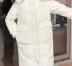 波司登（BOSIDENG）羽绒服女中长款脱卸帽加厚新国标90绒商场同款修身外套 绯草米7259 S 160/84A 体重约110-130斤 实拍图