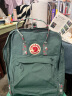 FJALLRAVEN北极狐双肩包Kanken背包超轻大容量露营双肩包23510 664/916霜绿色/五彩底纹（新品） 16L 实拍图