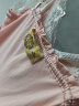 美标真丝吊带性感睡裙女春夏19姆米重磅100%桑蚕丝绸蕾丝睡衣家居服 柔粉 XL(170) 实拍图