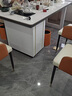 锦世匠工轻奢现代岩板茶台家用办公室简约客厅阳台泡茶几可上水烧水壶一体 1.2m单桌（颜色备注） 实拍图