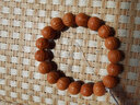 藏鸿阁 猴头小核桃手串原籽正圆矮桩土豪猴头雕刻文玩男女士单圈手串 猴头南瓜桩手持14mm 实拍图