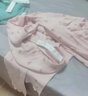 米度丽孕妇秋衣秋裤套装产后哺乳上衣春秋保暖内衣睡衣毛衫冬月子8355 粉底草莓 L码（建议100-140斤左右） 实拍图